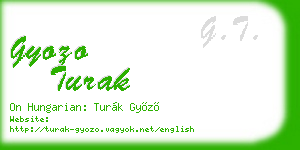 gyozo turak business card